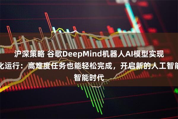 沪深策略 谷歌DeepMind机器人AI模型实现本地化运行：高难度任务也能轻松完成，开启新的人工智能时代