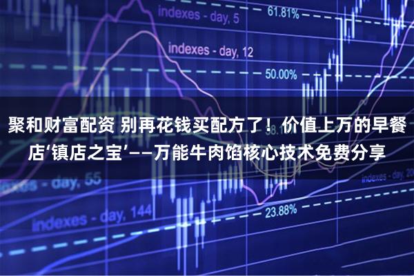 聚和财富配资 别再花钱买配方了！价值上万的早餐店‘镇店之宝’——万能牛肉馅核心技术免费分享