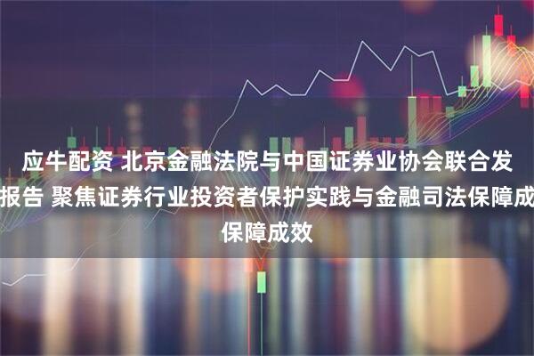 应牛配资 北京金融法院与中国证券业协会联合发布报告 聚焦证券行业投资者保护实践与金融司法保障成效